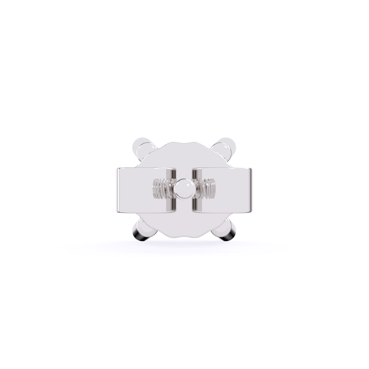Unique Princess Diamond Solitaire Earrings